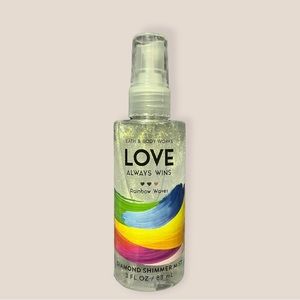 Love Always Wins (Rainbow Waves) - Bath & Body Works Diamond Shimmer Body Mist